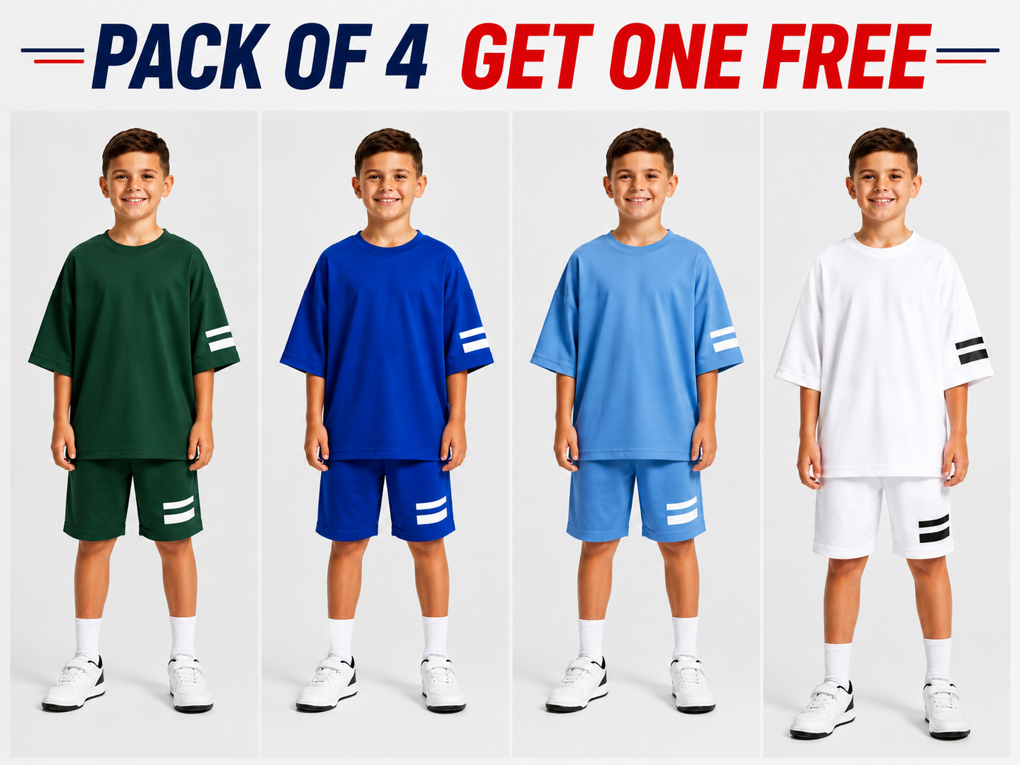 Sport set  pack of 4 random 4 colors