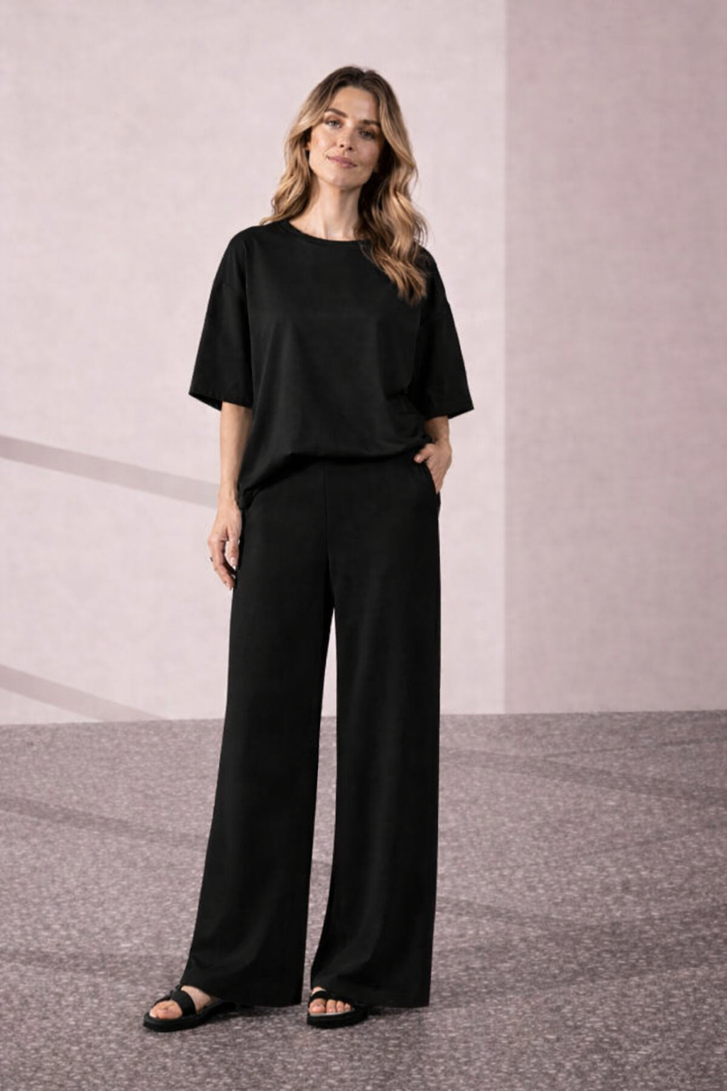 korean style  set black