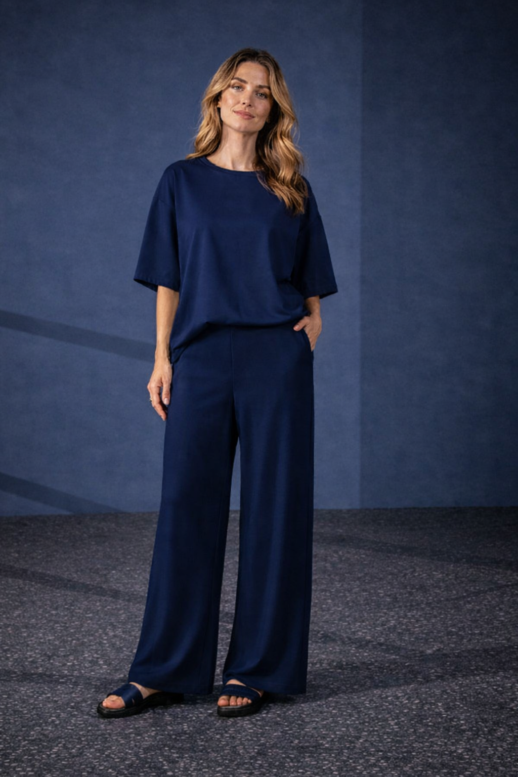korean style   set Blue