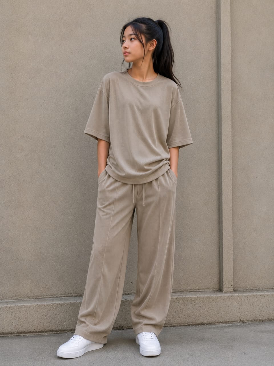 Korean  style  beige