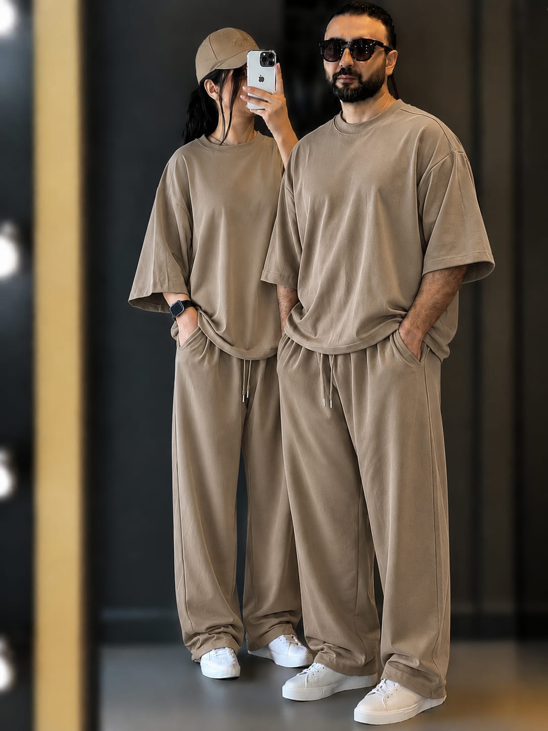 korean over size set unisex