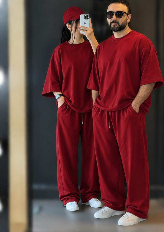 korean over size set unisex