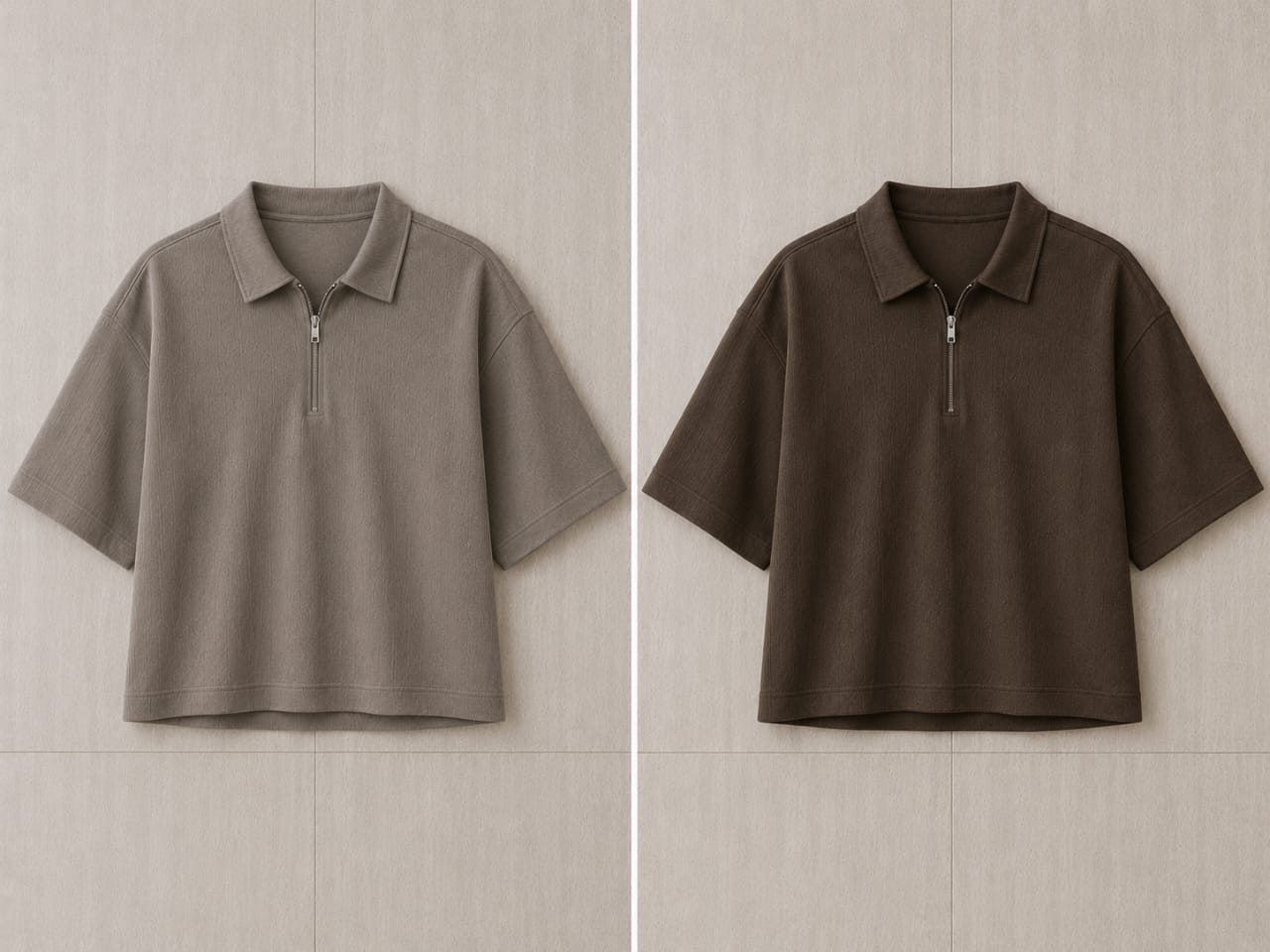 Set of 2 Oversized korean Polo shirts