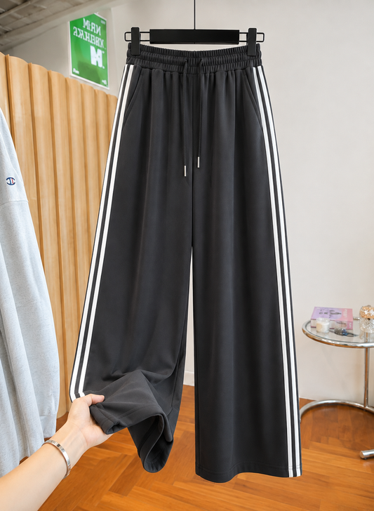 Striped trouser Charcoal