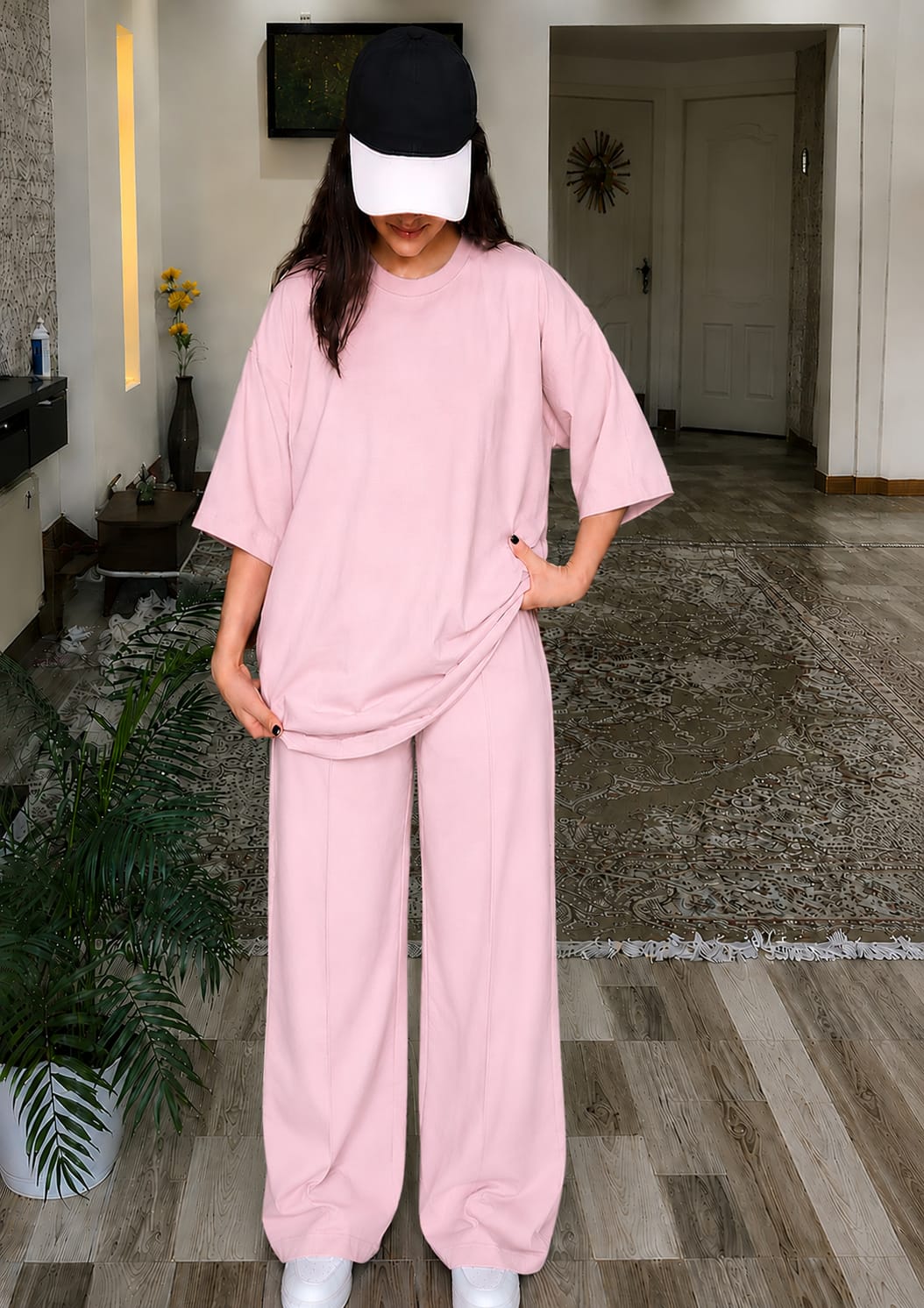 korean over size set unisex