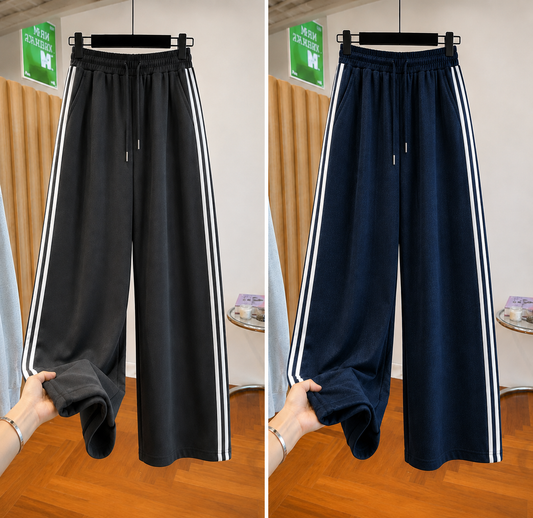 pack of 2 Striped trouser blue and charcol