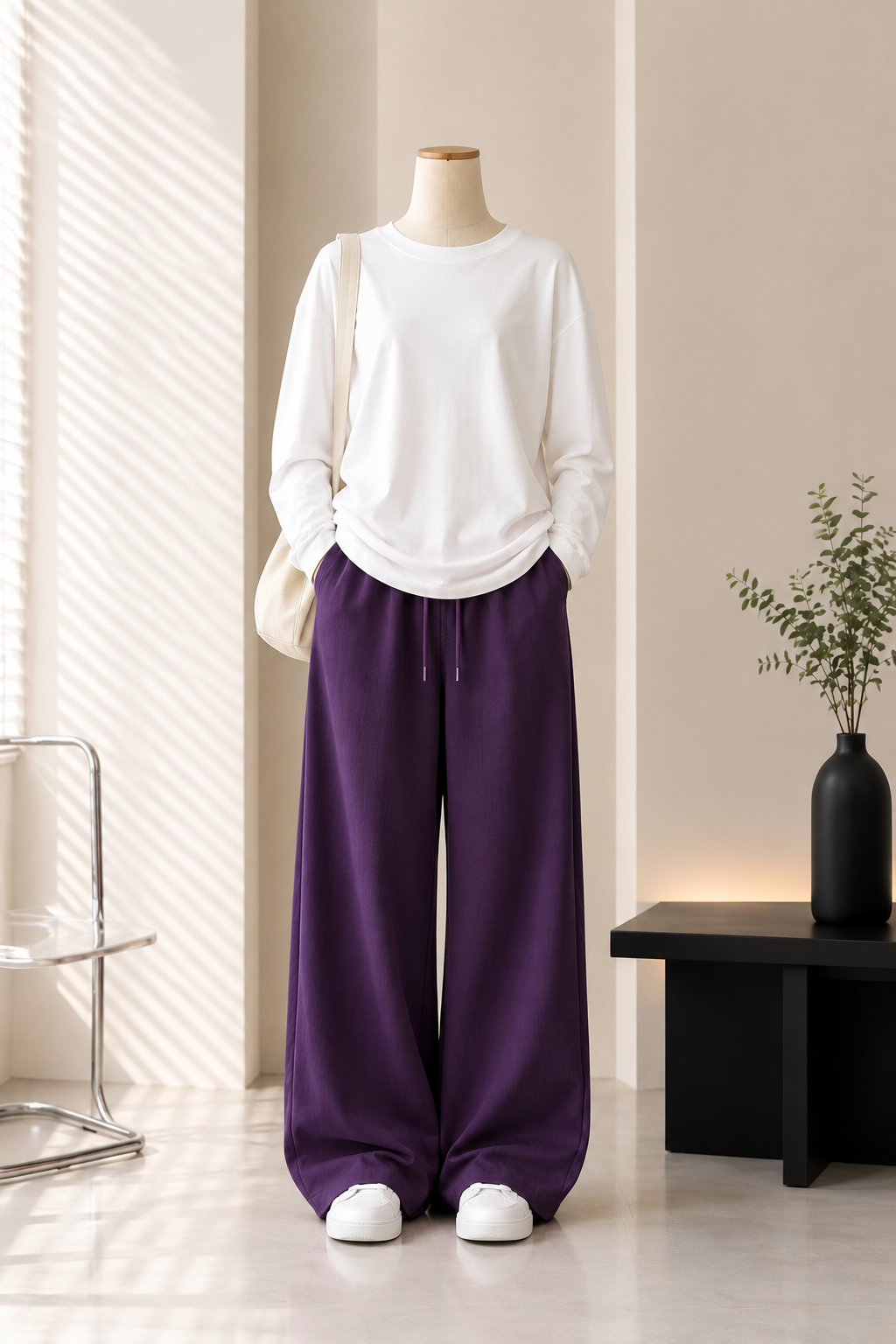 Maginda beggy trousers , the shirt is free