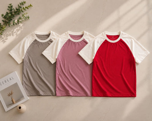 pack of 3 tee shirts Random
