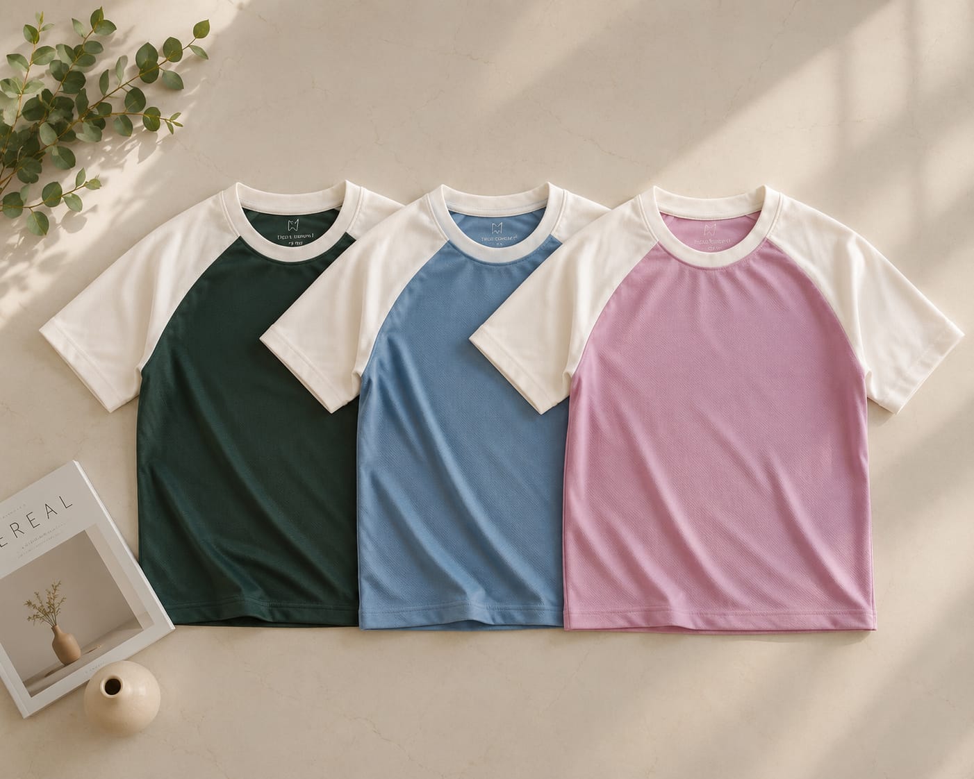 pack of 3 tee shirts Random